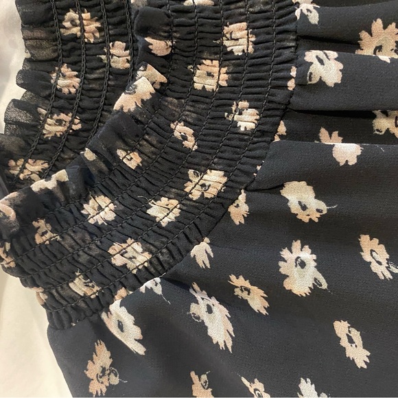 Madewell Smock Neck Mini Dress - Picture 5 of 6